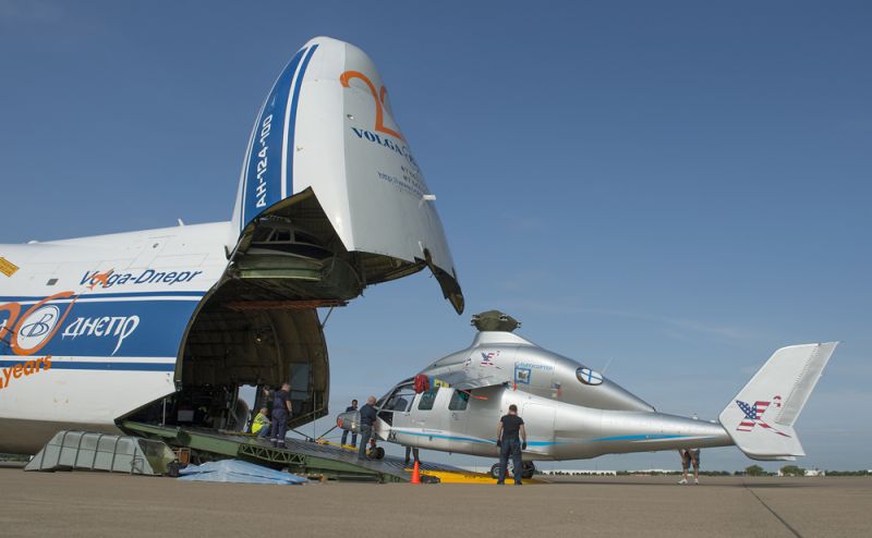 SDV transporte le démonstrateur X3 d’Eurocopter aux Etats-Unis