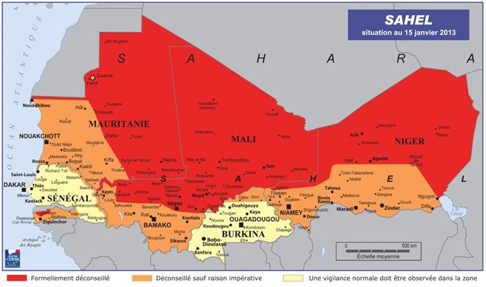 Sécurité : le Sahel à haut risque pour les Français (MAE)