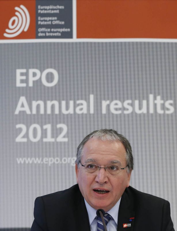 Brevets : la France deuxième pays déposant en Europe avec + 2,2 % en 2012