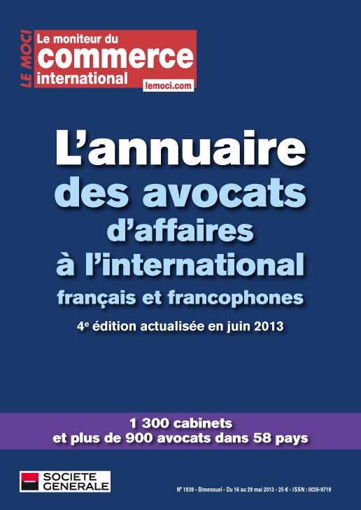 L’annuaire des avocats d’affaires à l’international français et francophones