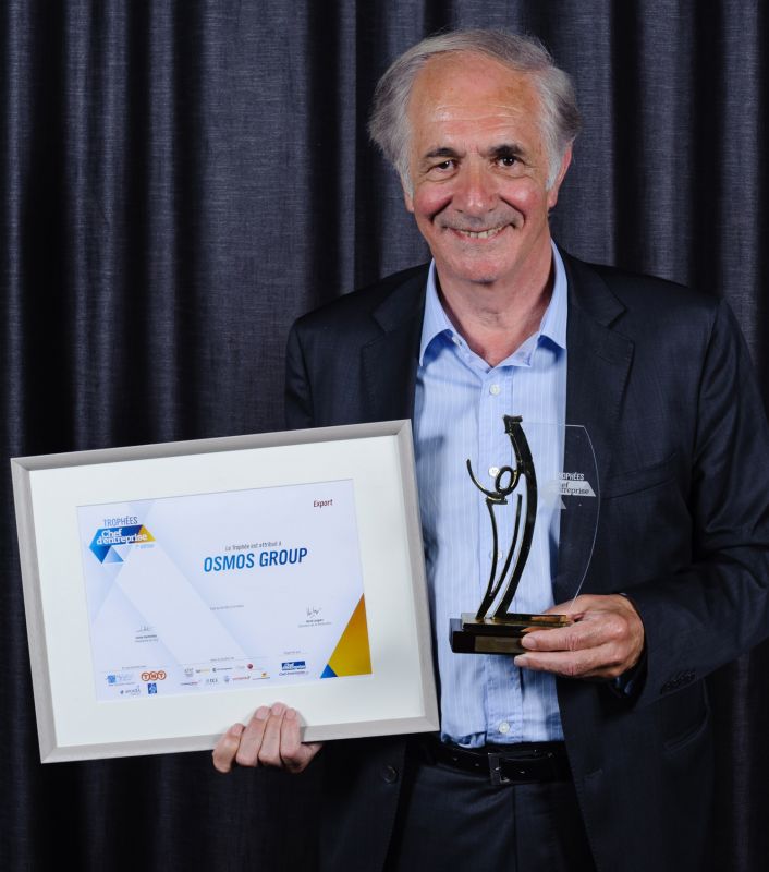 La PME Osmos Trophée Chef d’entreprise Or de l’exportation