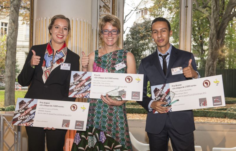 Grand Prix VIE Afrique : les trois lauréats 2013