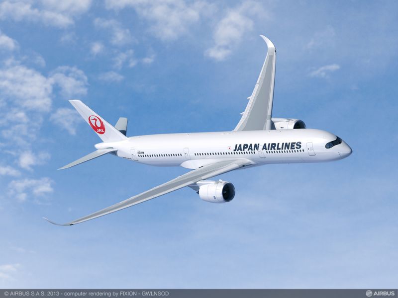 Airbus signe sa toute première commande avec Japan Airlines