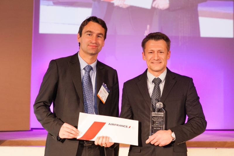 Spécial Palmarès MOCI 2013 : Hill-Rom (USA), Prix Meilleure étrangère Export avec Air France-KLM