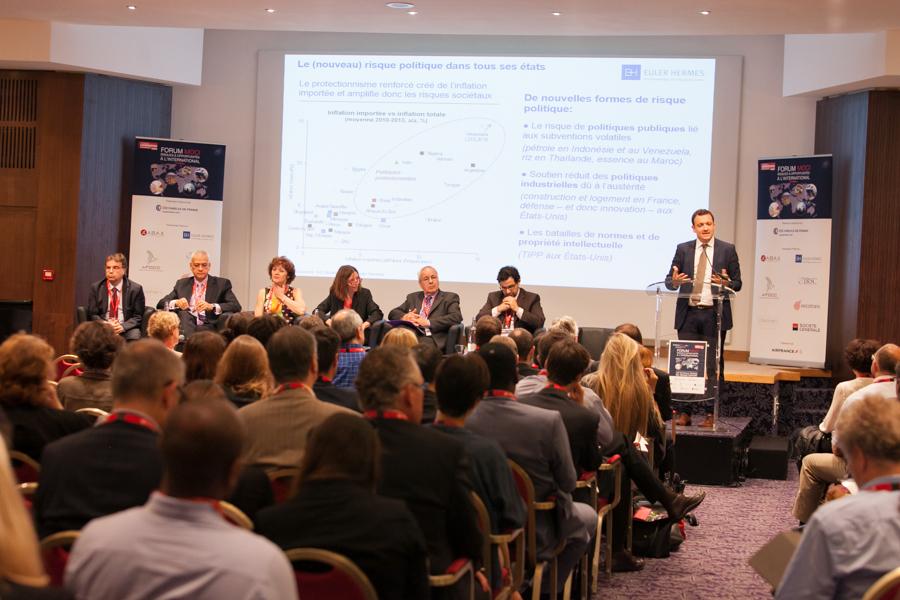 Forum Moci 2014 : le risque de faillite diminue, mais le risque politique reste élevé