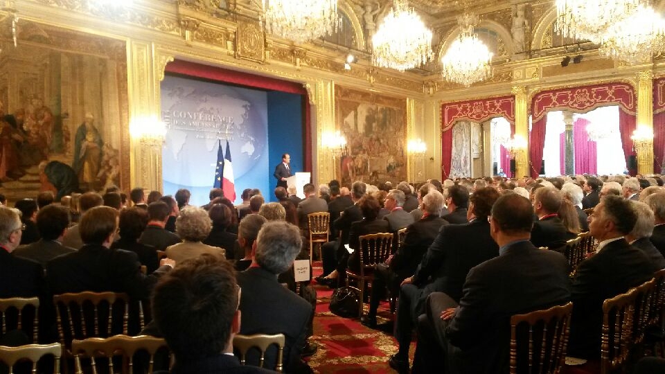 Conférence des ambassadeurs : diplomatie économique et commerce extérieur, priorités de Hollande