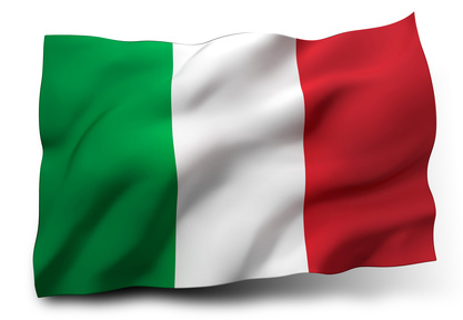 Italien Fahne Bild