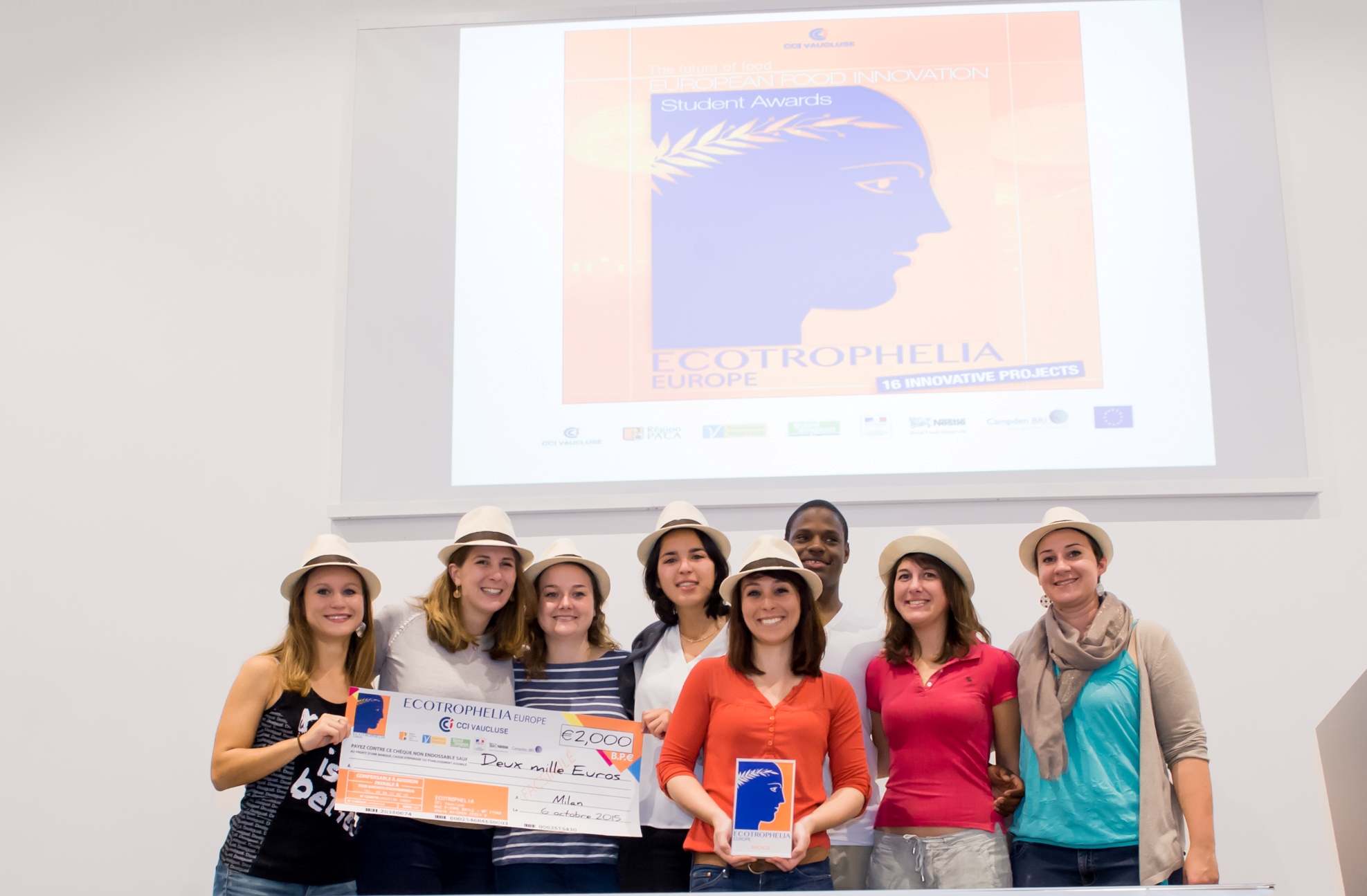 Ecotrophelia Europe 2015/Innovation alimentaire : la France reçoit le Bronze