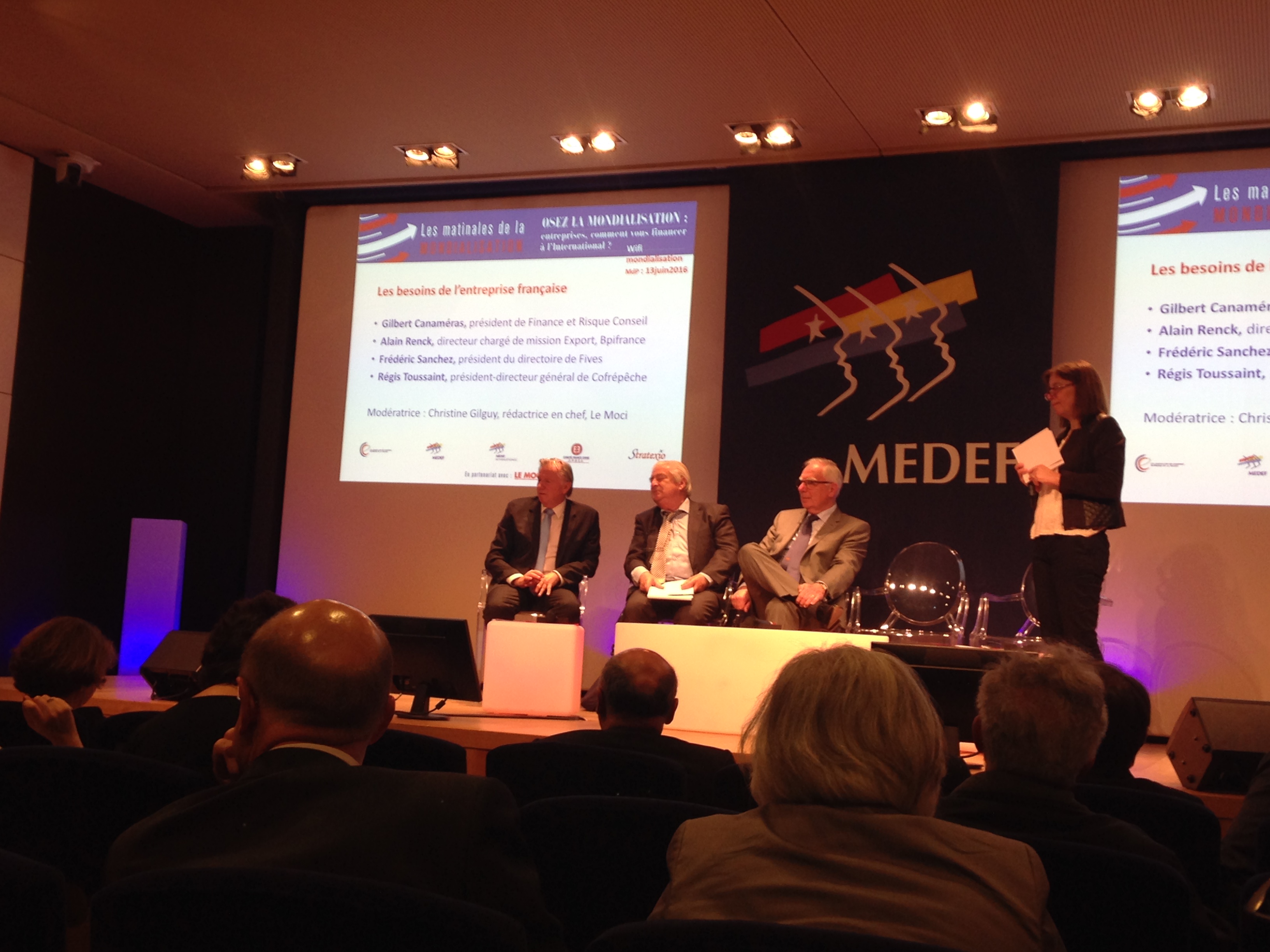 Export / Matinale du Medef : le système français de soutien à l’export est de qualité, mais trop lourd…