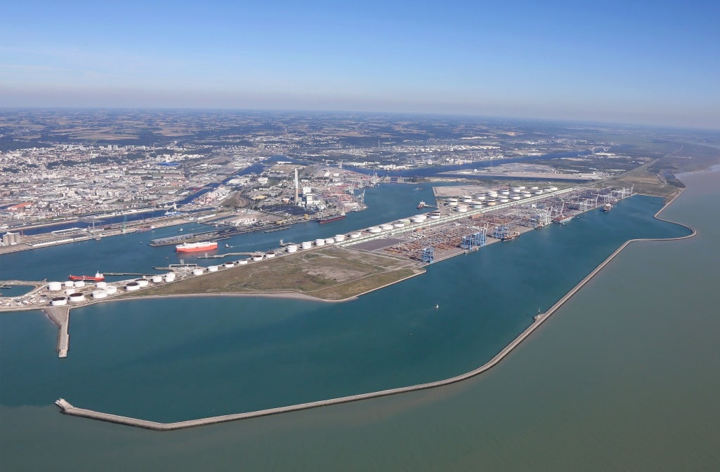 Vue générale aérienne de Port 2000
