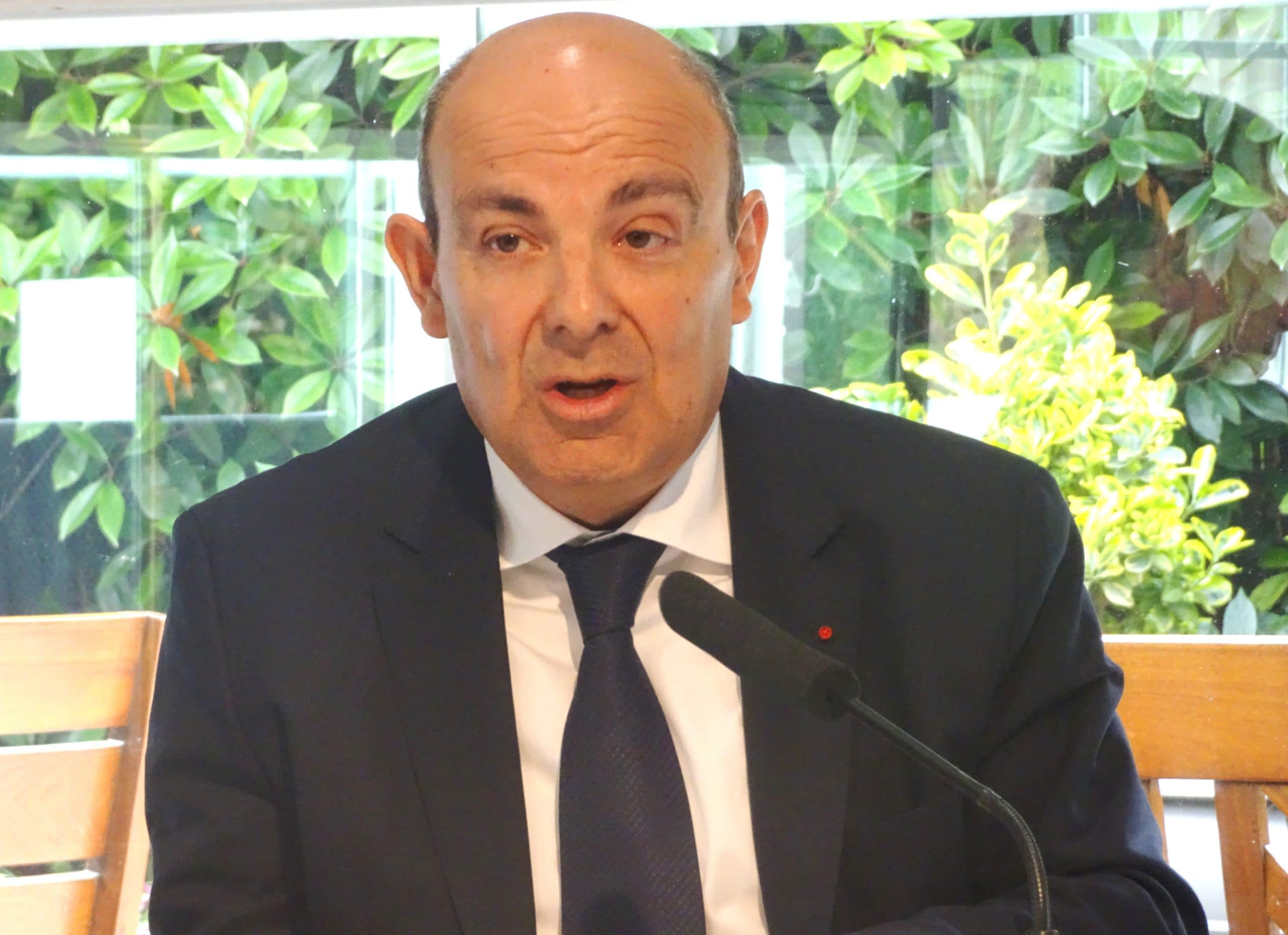 Eruc Trappier, premier vice-président du Gifas, P-dg de Dassault Aviation