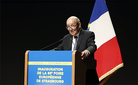 Jean-Yves Le Drian, ministre de l'Europe et des Affaires étrangères