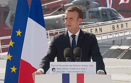 Emmanuel Macron aux EAU