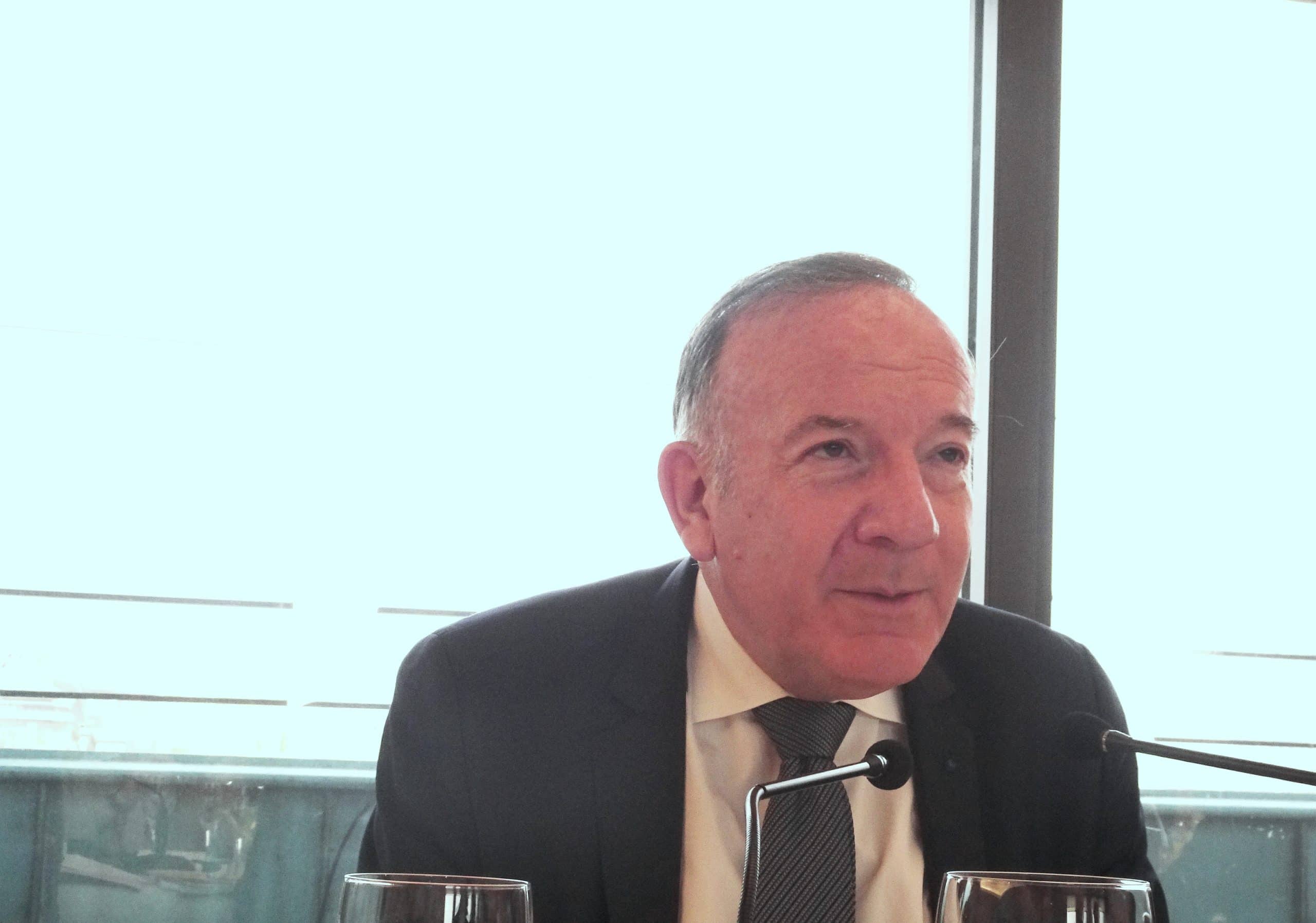 Pierre Gattaz, petit déjeuner de presse sur la Russie, le 25 mai 2018