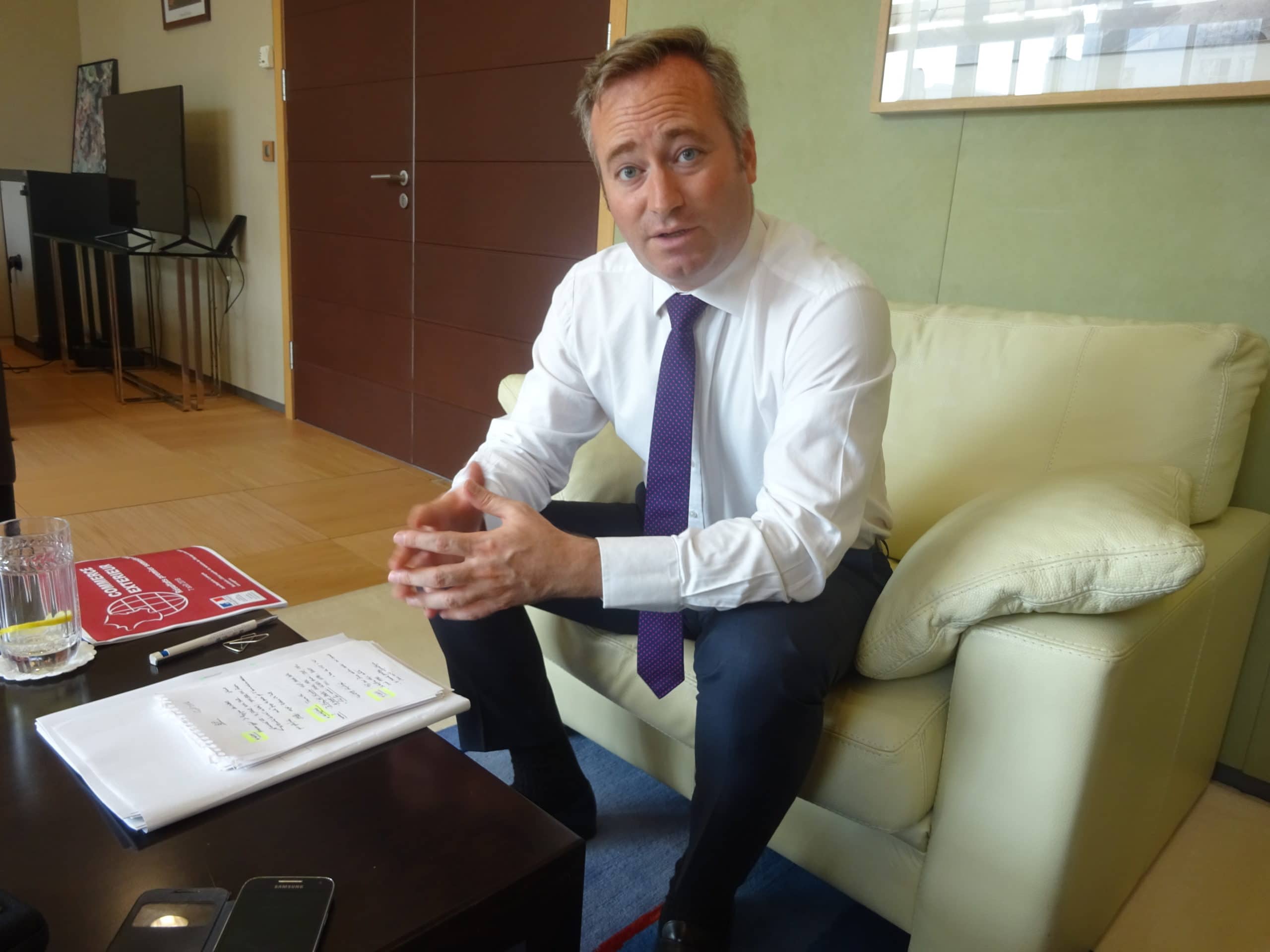 Commerce extérieur: pour JB Lemoyne «les réformes commencent à porter leurs fruits»