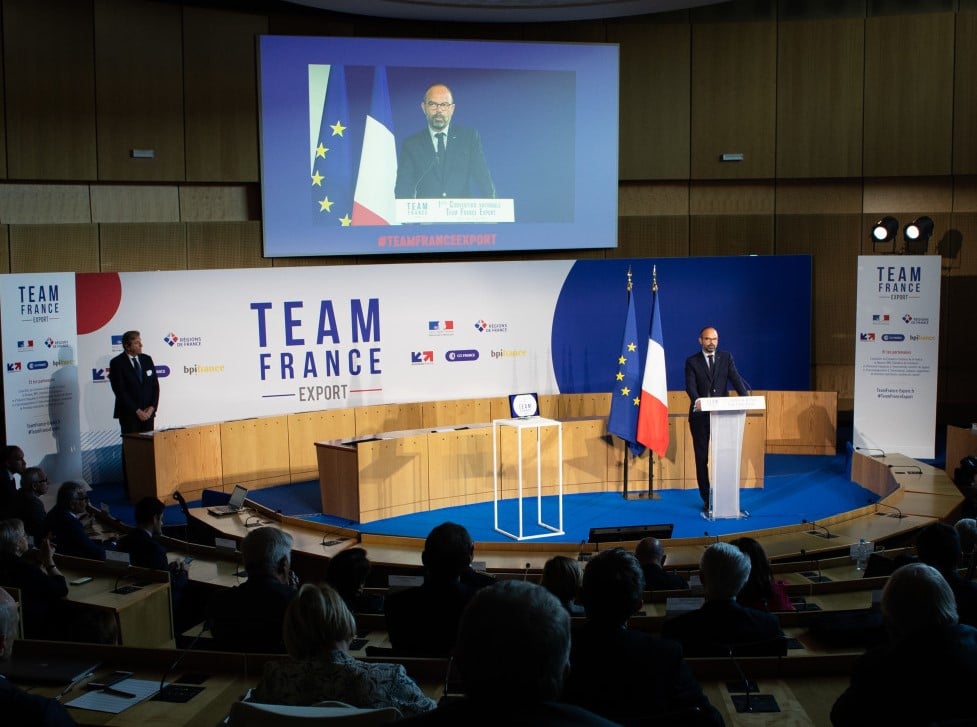 Commerce extérieur : E. Philippe maintient la pression sur la Team France Export