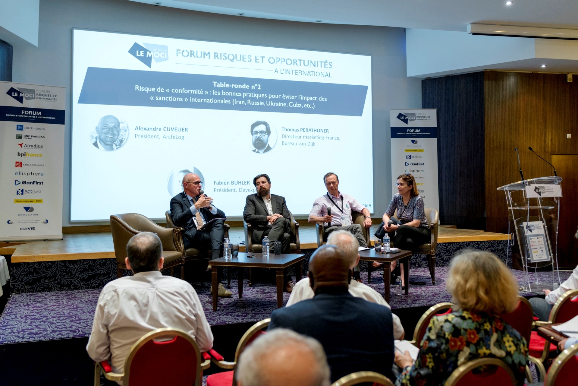 Forum Risques Opportunités 2019 du MOCI Table ronde sur la conformité, le 28 juin 2019