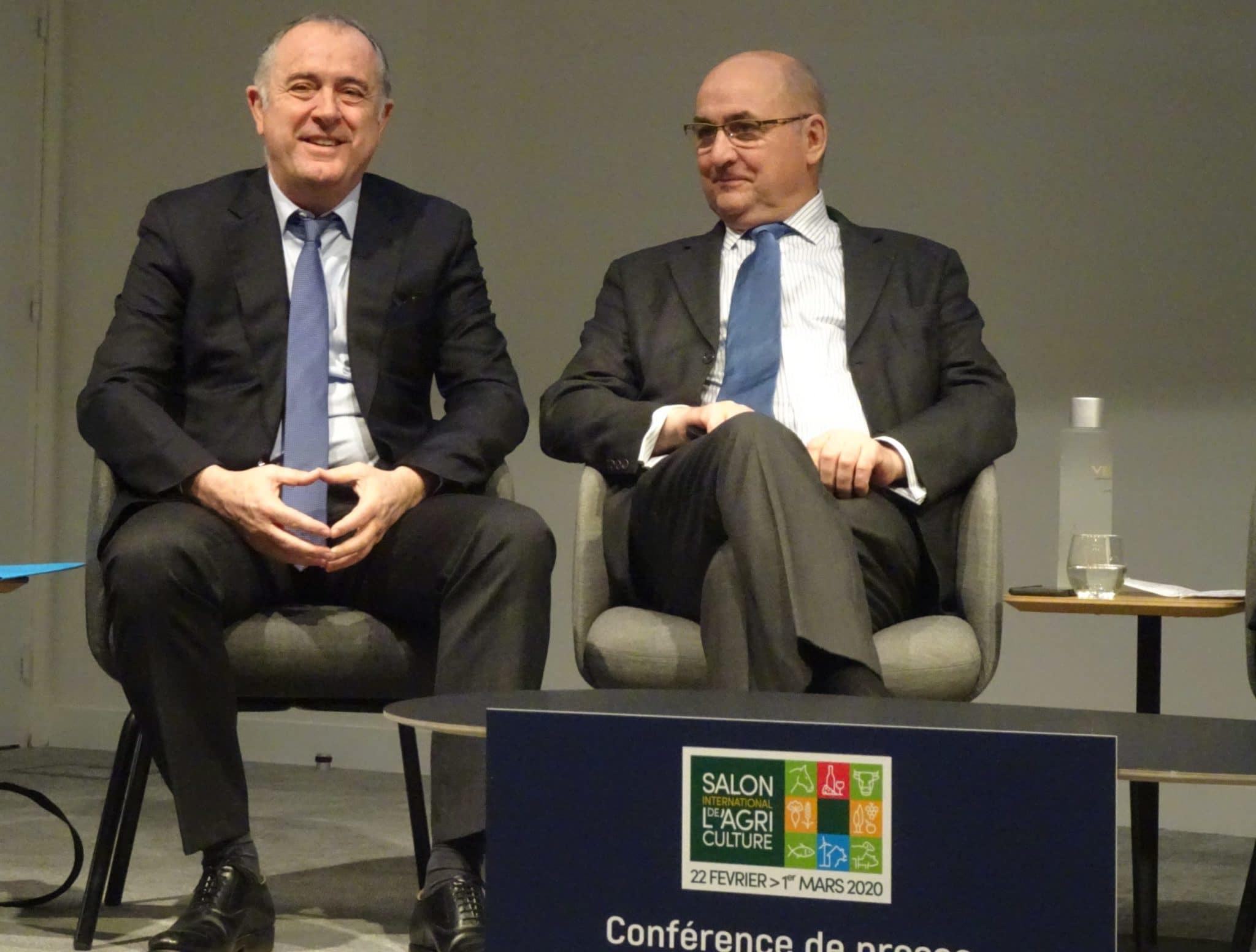 D. Guillaume et J-L Poulain à la conférence du SIA, qui sera un grand moment de communication et salon du paradoxe en 2020