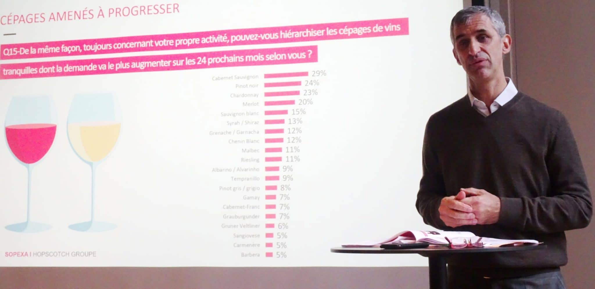 Dans le vin, l'italie dépasse la France, selonFrançois Collache, directeur Vins et spirtueux chez Sopexa