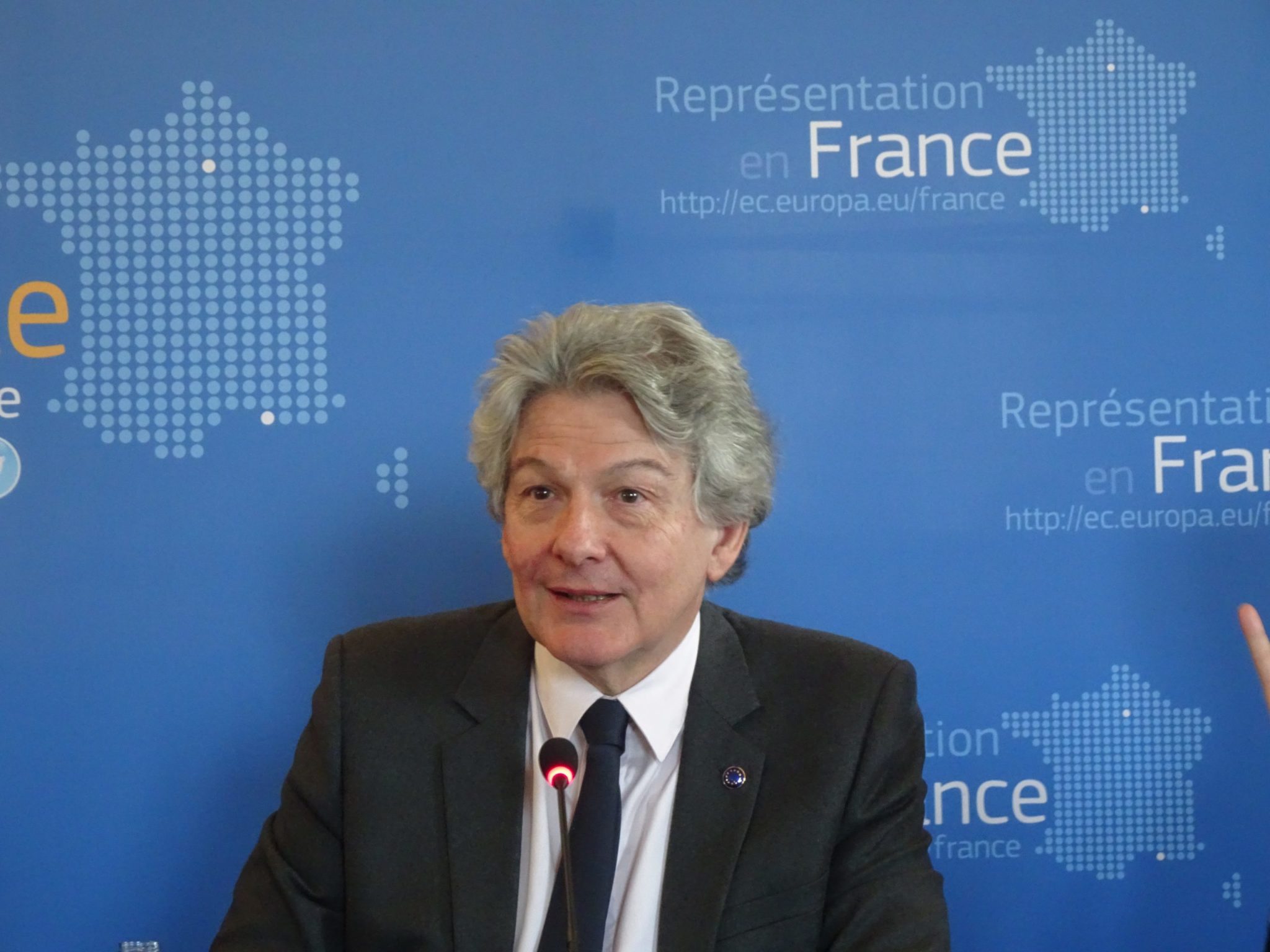Thierry Breton, commissaire de l'UE, veut défendre l'Europe