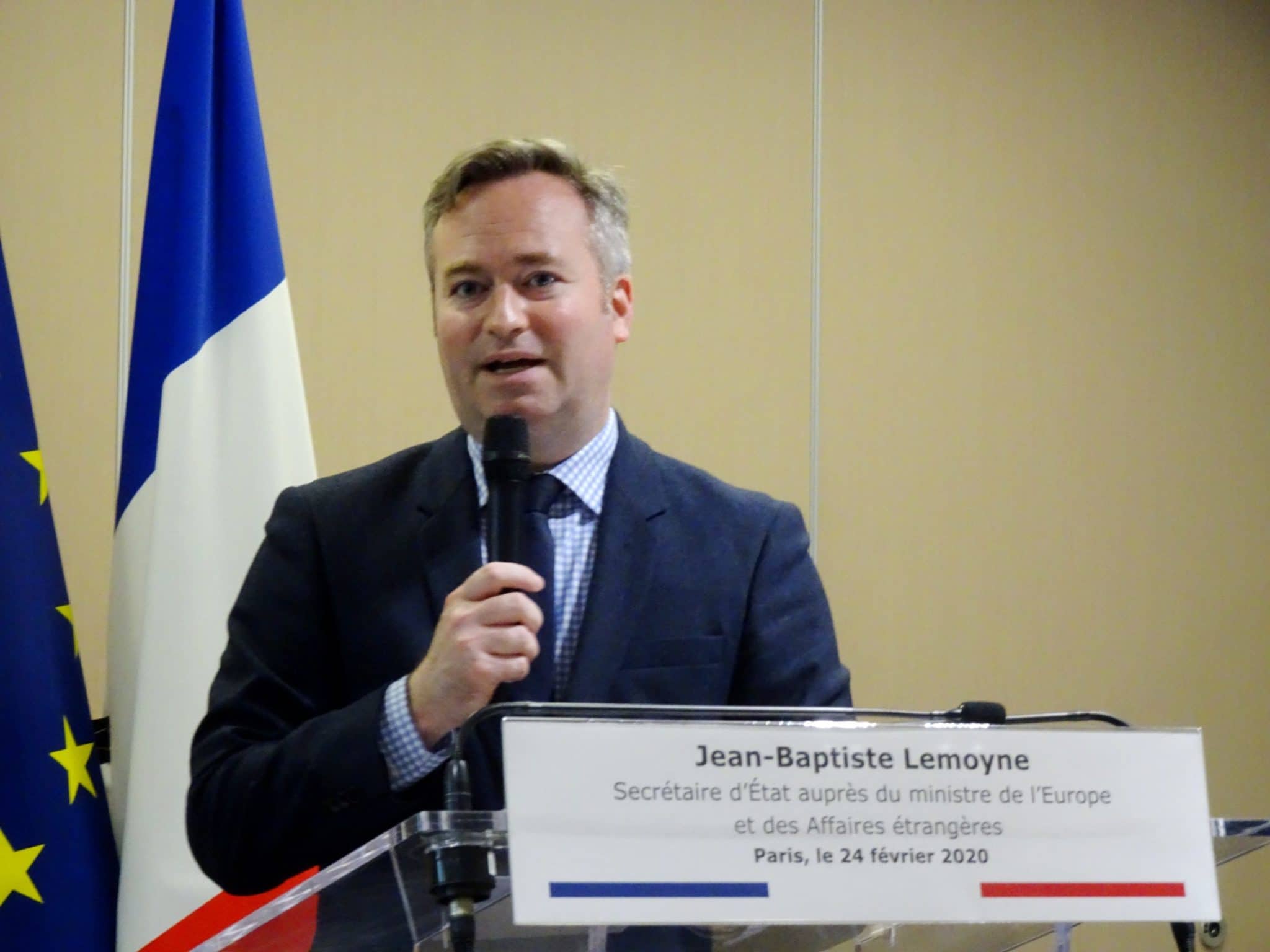 Eau et assainissement : les trois priorités de la France à l’international, selon Jean-Baptiste Lemoyne, secrétaire d'Etat à l'Europe et aux affaires étrangères