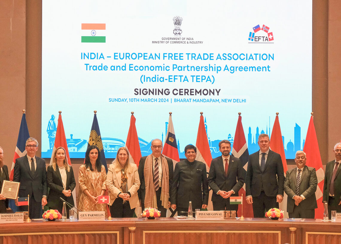 Aele Libre-échange : l’Inde signe un partenariat économique avec l’AELE - Le ...